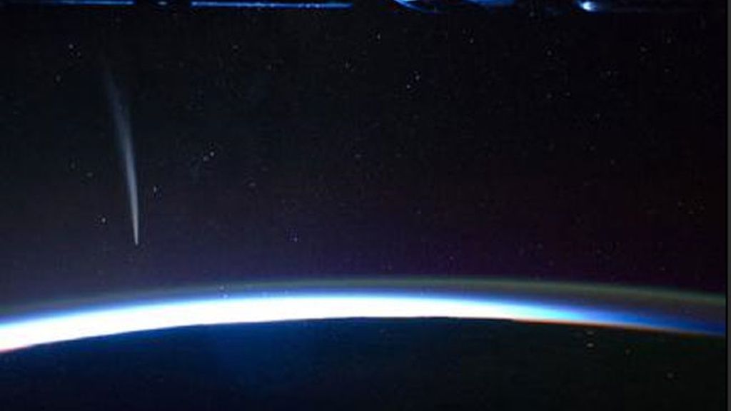 Vídeo de un cometa desde la Estación Espacial