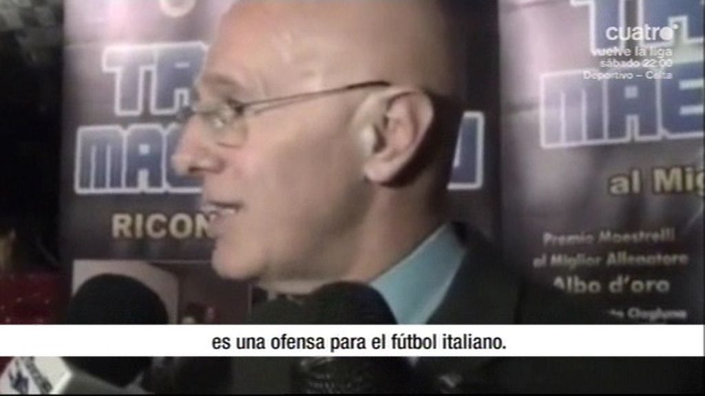 Sacchi: “No soy racista pero ver tantos jugadores de color es una ofensa para el fútbol italiano”