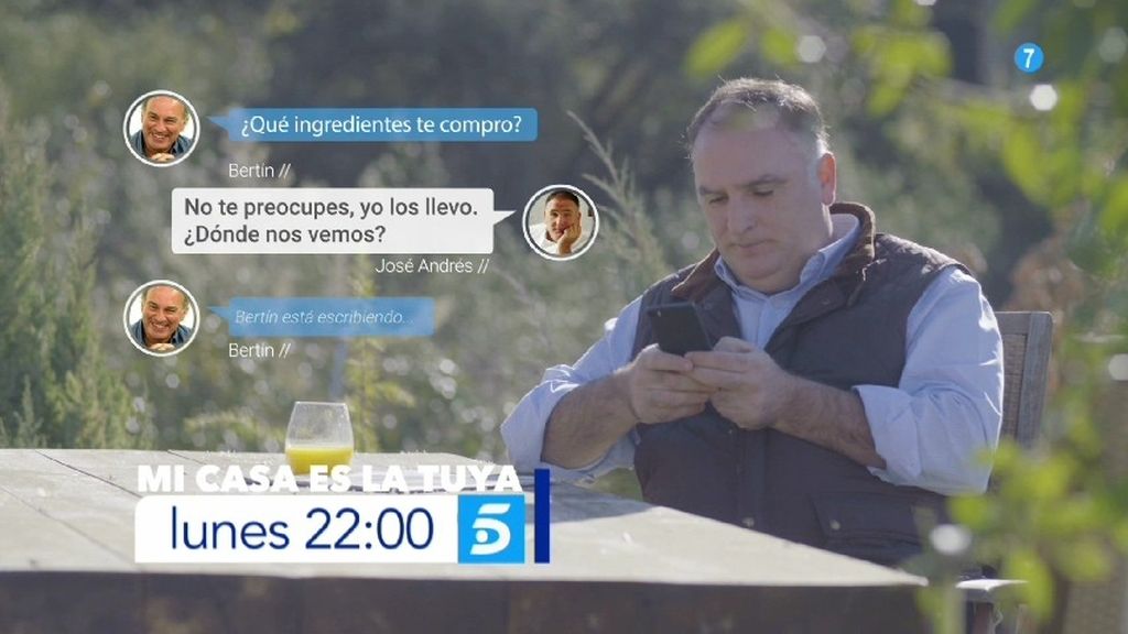 José Andrés cocina para Antonio Banderas, Casillas, Alejandro Sanz y Bertín