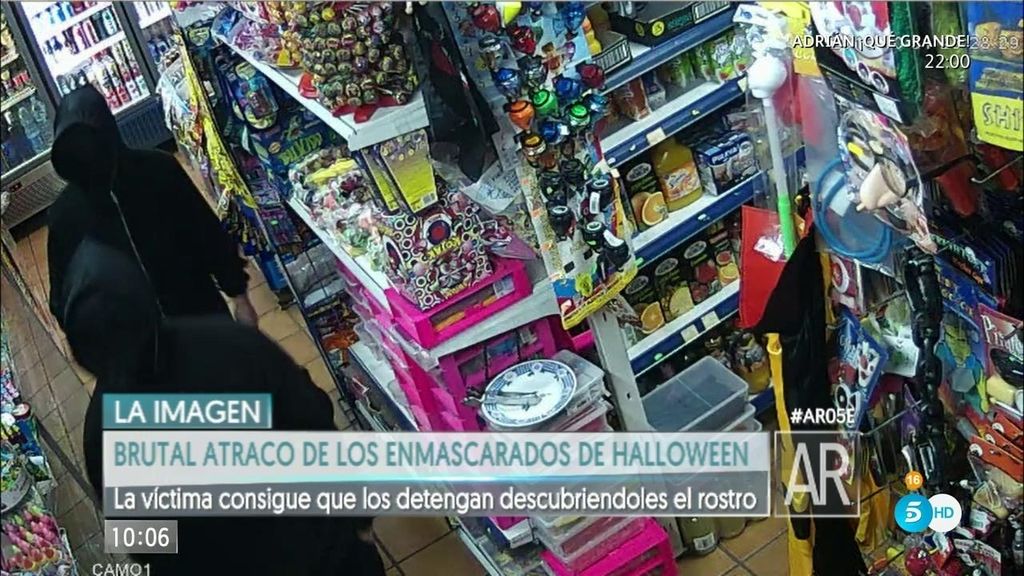 El brutal atraco de los vecinos enmascarados en Halloween