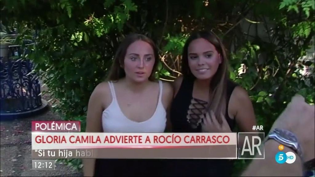 Gloria Camila advierte a Rocío Carrasco: "Si tu hija habla, se cae España"