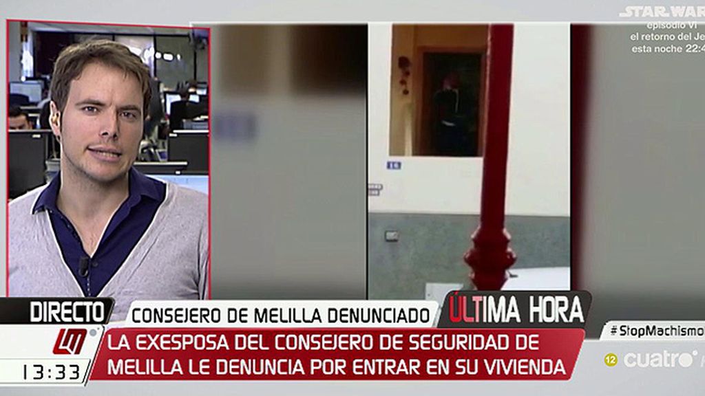 El consejero de seguridad ciudadana de Melilla, denunciado por su exmujer por irrumpir en su casa