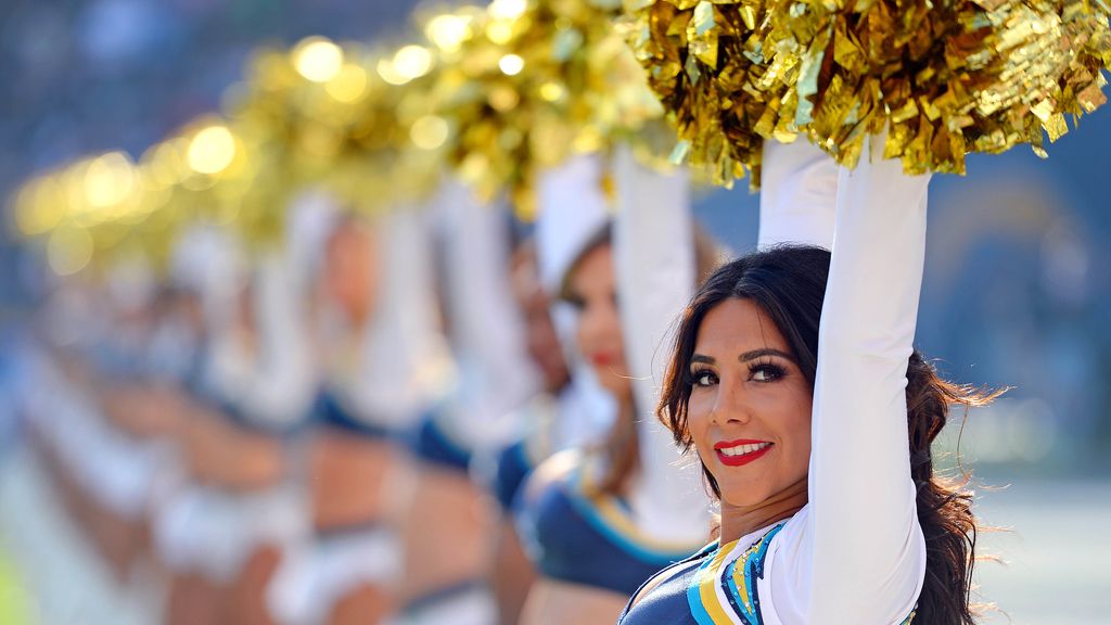 Las cheerleaders del Qualcomm Stadium de San Diego