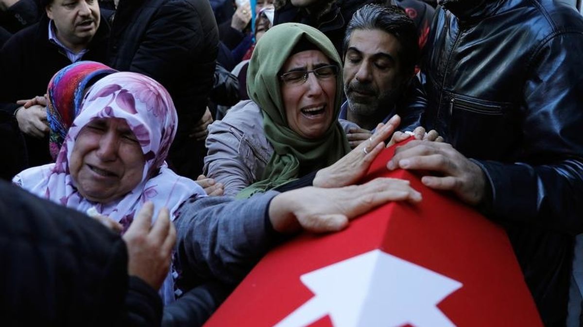 Víctimas del ataque en Turquía