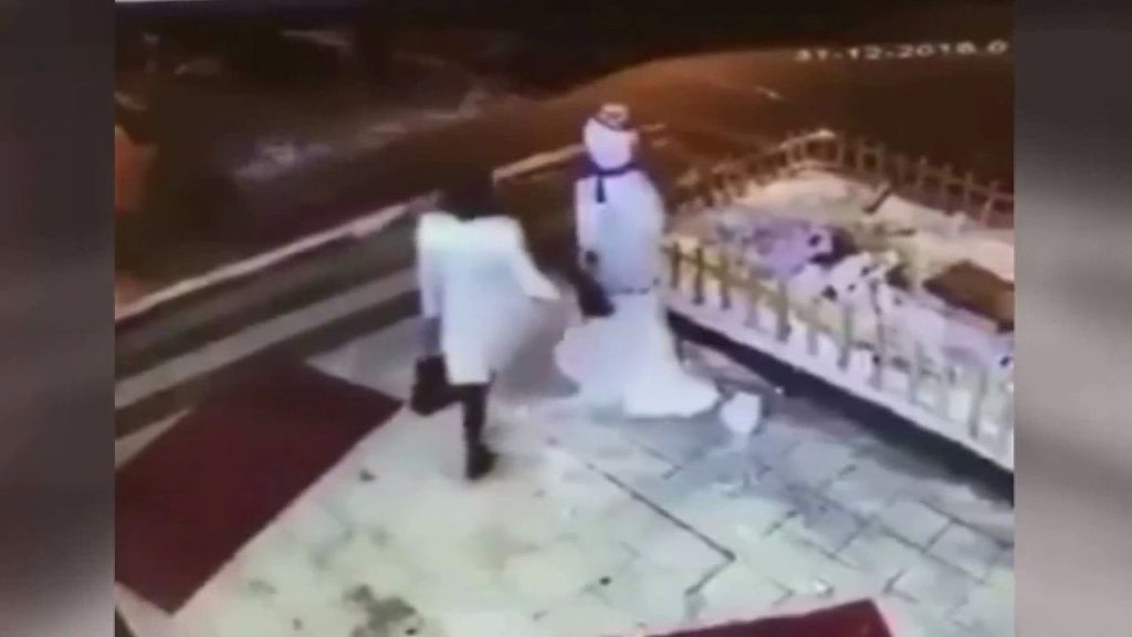 La ‘venganza’ de un muñeco de nieve tras ser derribado por una mujer