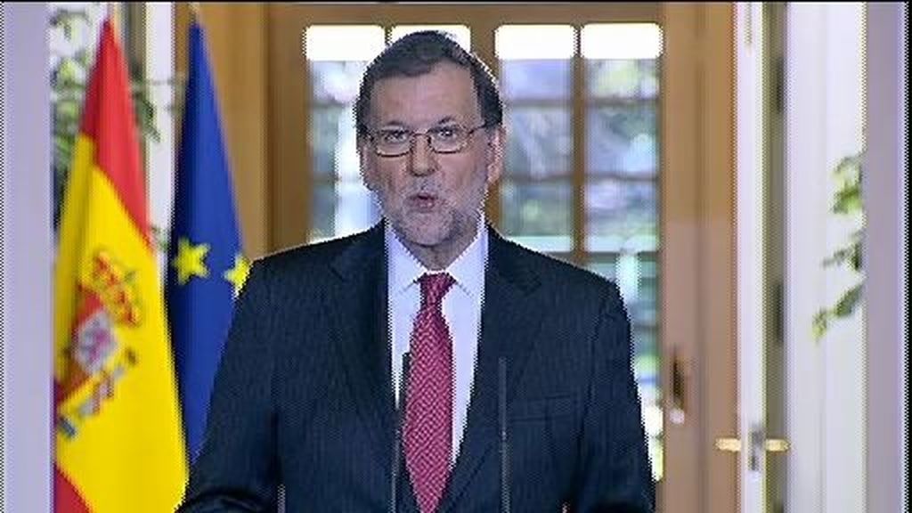 Rajoy subraya su voluntad de acuerdo con otros partidos en beneficio de los españoles