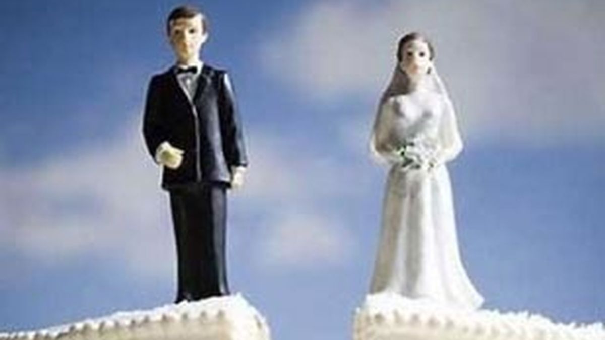 Crecen las rupturas matrimoniales en España.