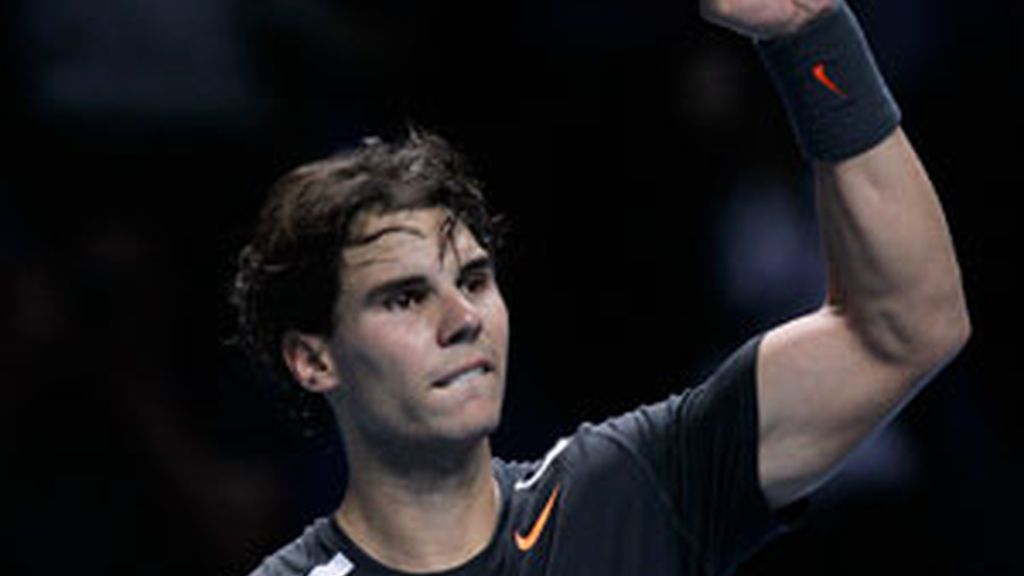 Rafa Nadal celebra su victoria. Foto: GTres