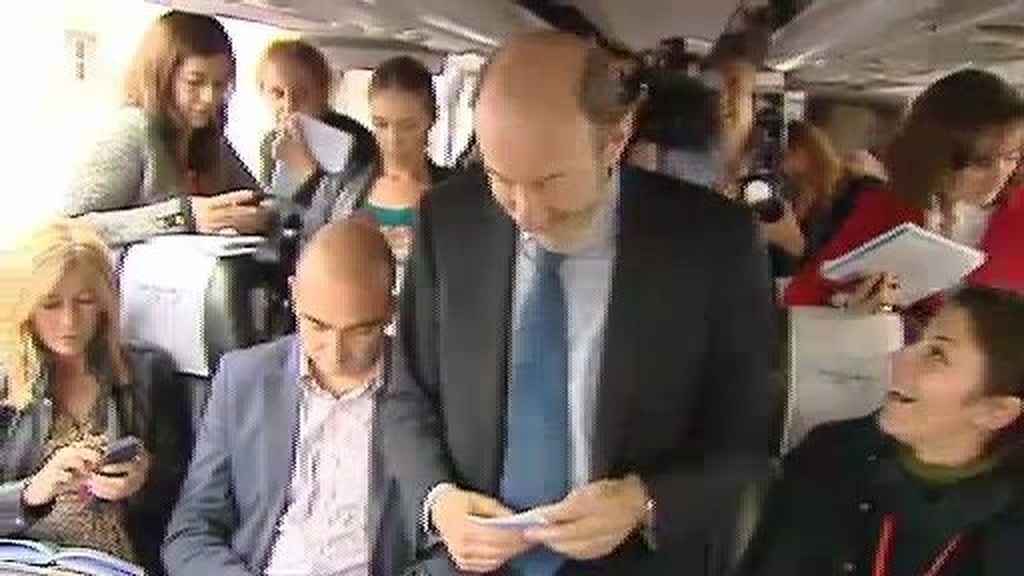 Maratón de actos electorales para Rubalcaba