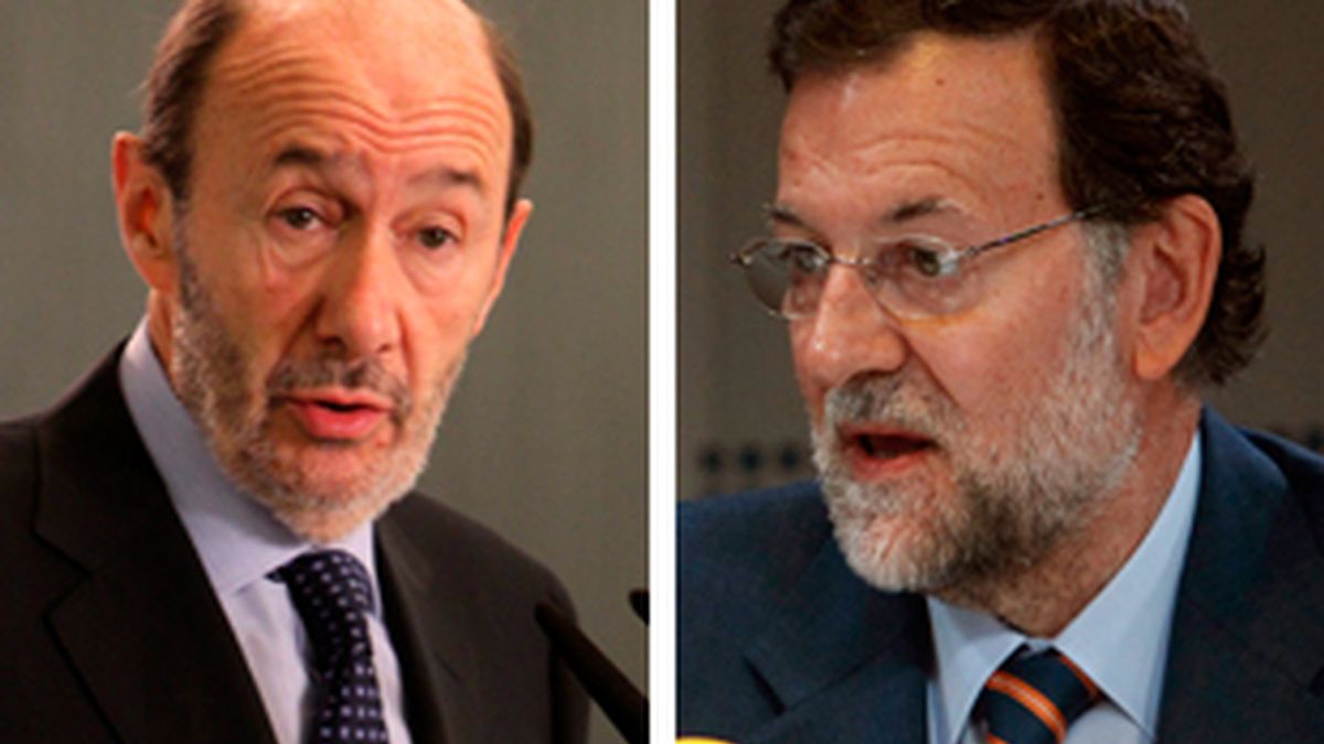 Rubalcaba y Rajoy han dedicado parte de su tiempo a hablar sobre Mourinho. FOTO: EFE Rubalcaba y Rajoy han dedicado parte de su tiempo a hablar sobre Mourinho. FOTO: EFE