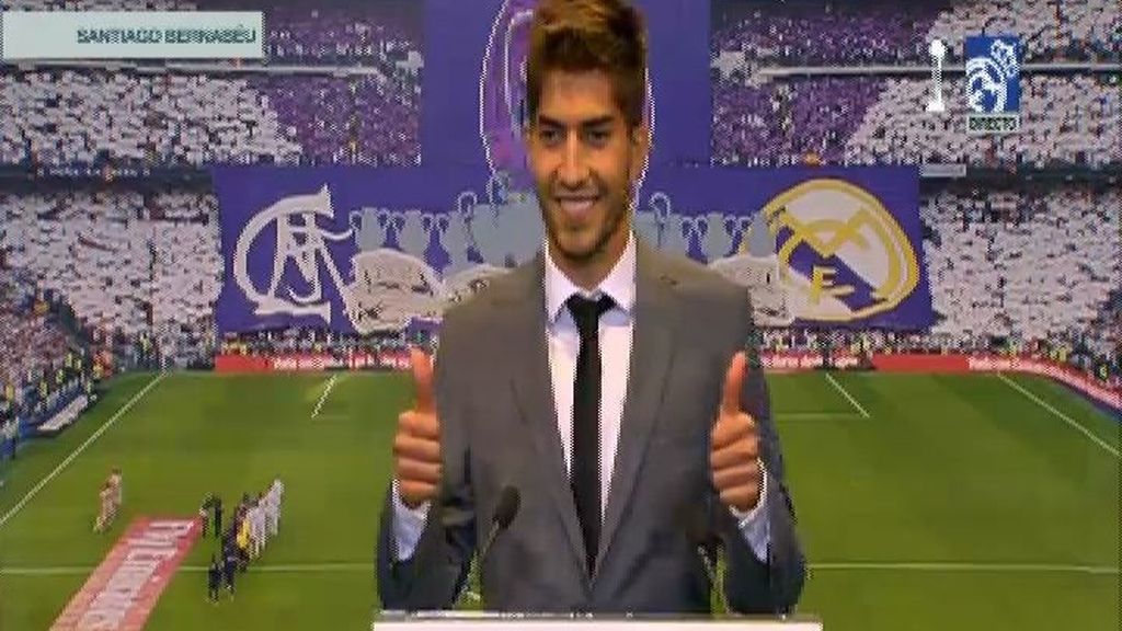 Lucas Silva, presentado como nuevo jugador del Real Madrid