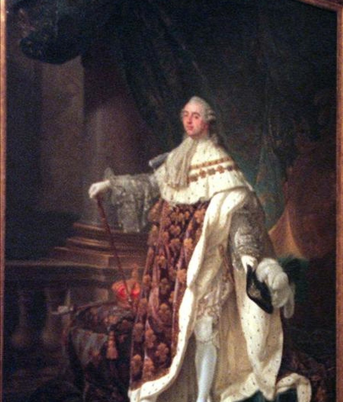 Un retrato de Luis XVI de Francia. EFE/Archivo