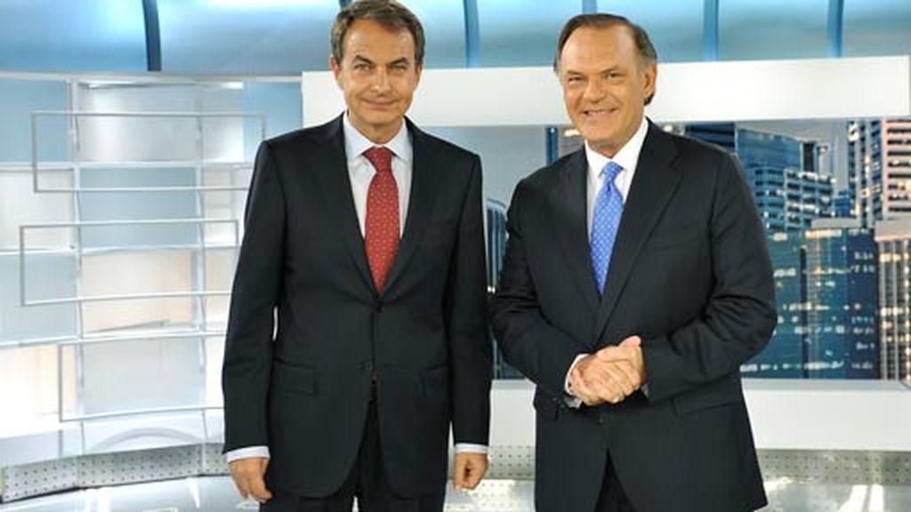 Zapatero en Informativos Telecinco