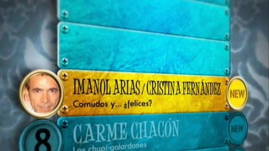 Puesto nº 7. Imanol Arias y Cristina Fernández