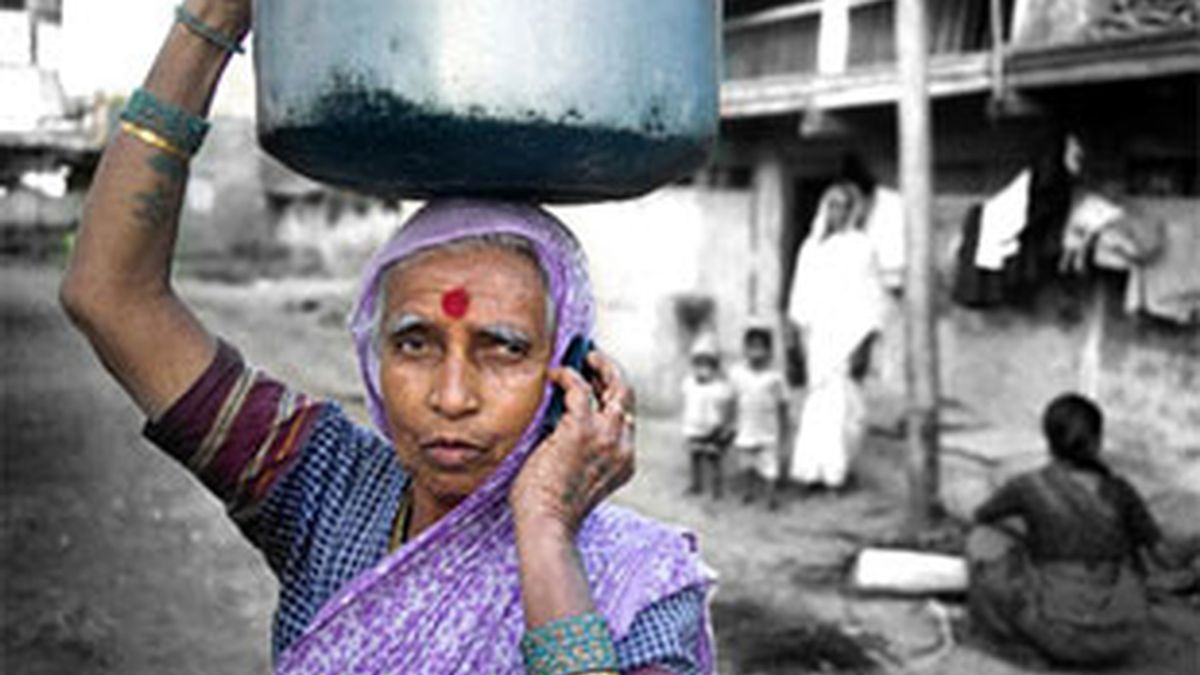 El 45% de la población tiene móvil en la India.