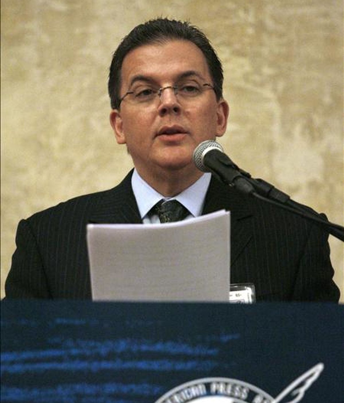 Para el presidente de la Sociedad Interamericana de Prensa (SIP), Alejandro Aguirre, Venezuela es quizás el país que mejor ilustra el caso de los países que "son de origen democrático pero que están actuando de forma arbitraria y autoritaria". EFE/Archivo