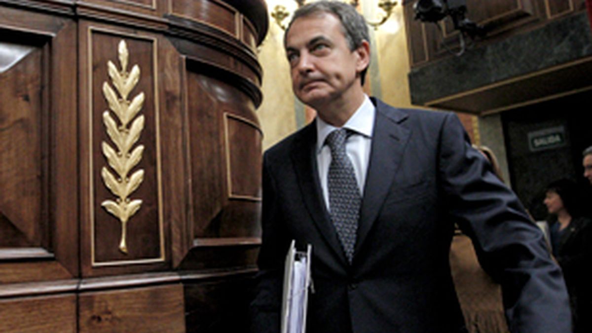 Zapatero ha explicado que "nadie puede tomar como rehenes al conjunto de los ciudadanos". FOTO: EFE