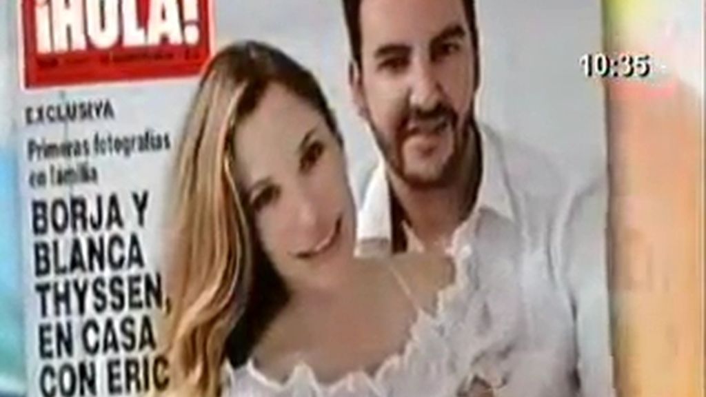 Borja y Blanca presentan a su segundo hijo