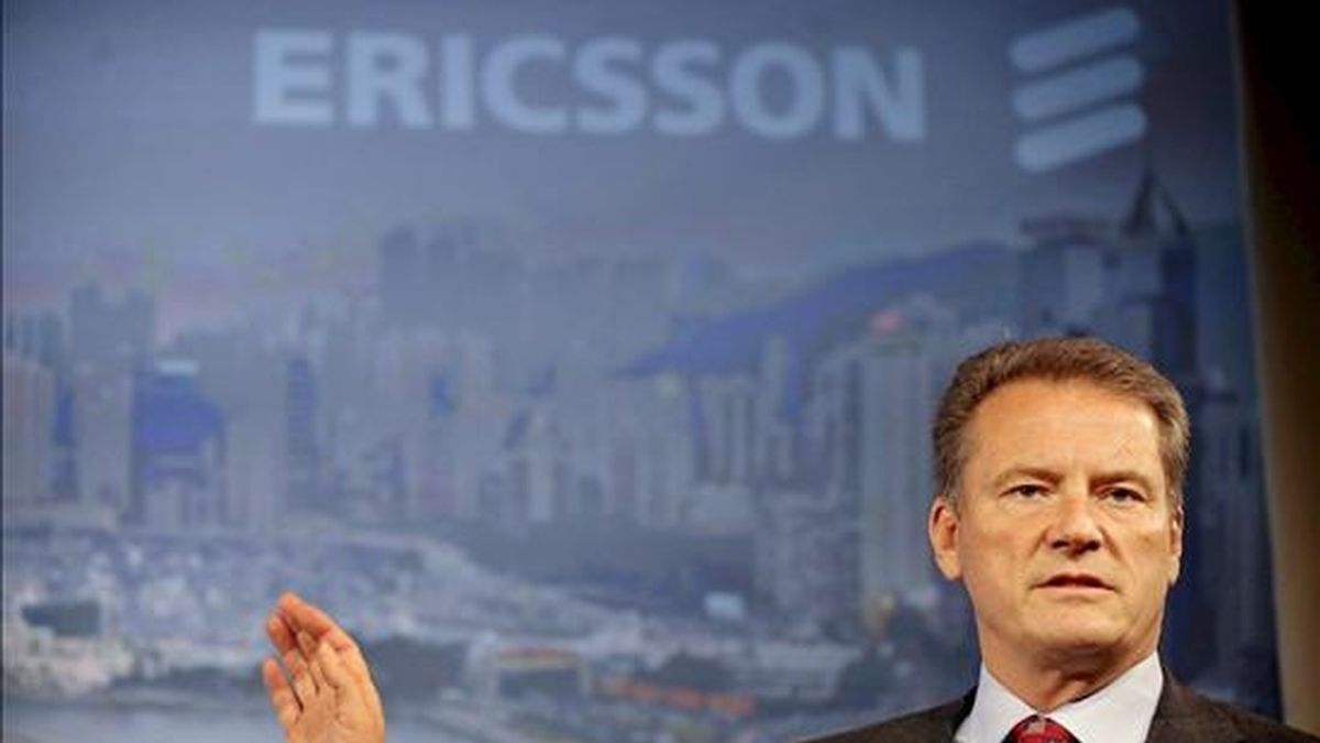 El presidente y director ejecutivo del fabricante de equipos de telecomunicaciones sueco Ericsson, Carl-Henric Svanberg. EFE/Archivo