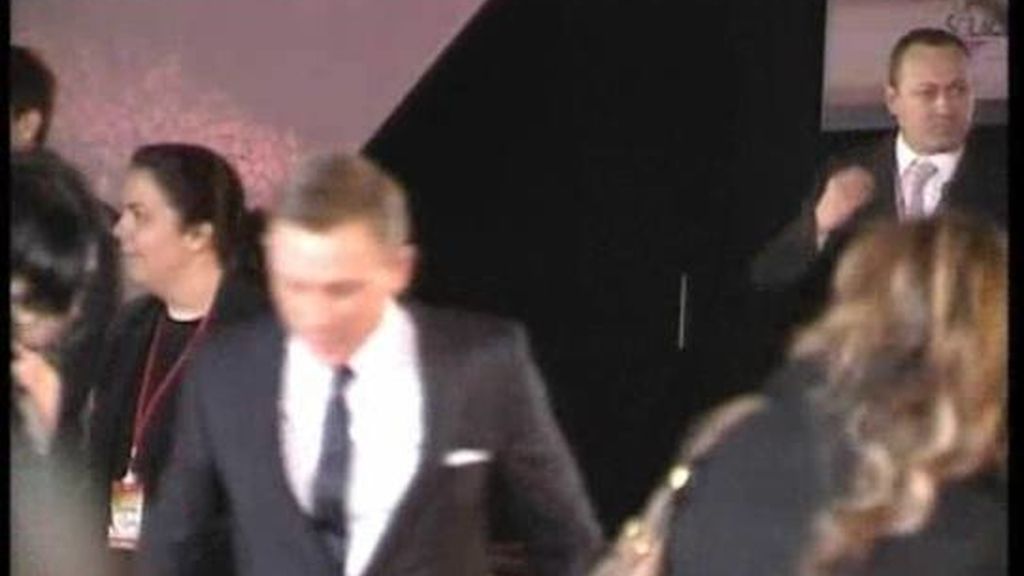 Espectacular llegada de Daniel Craig