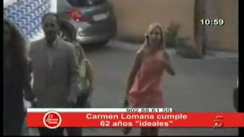Carmen Lomana cumple 62 años
