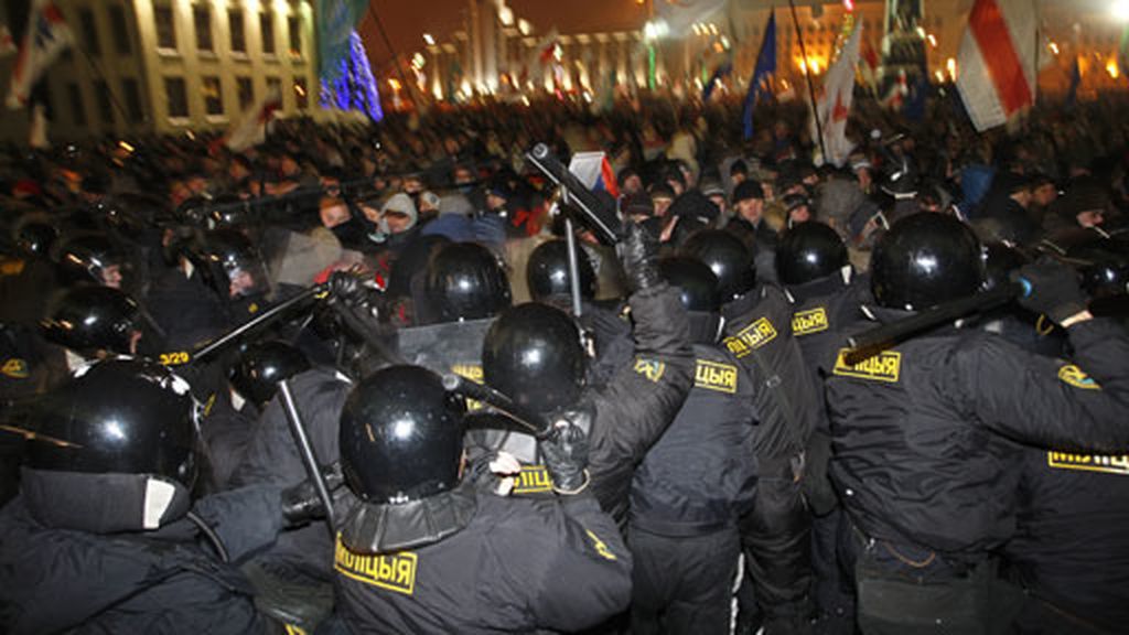 Represión policial en Bielorrusia