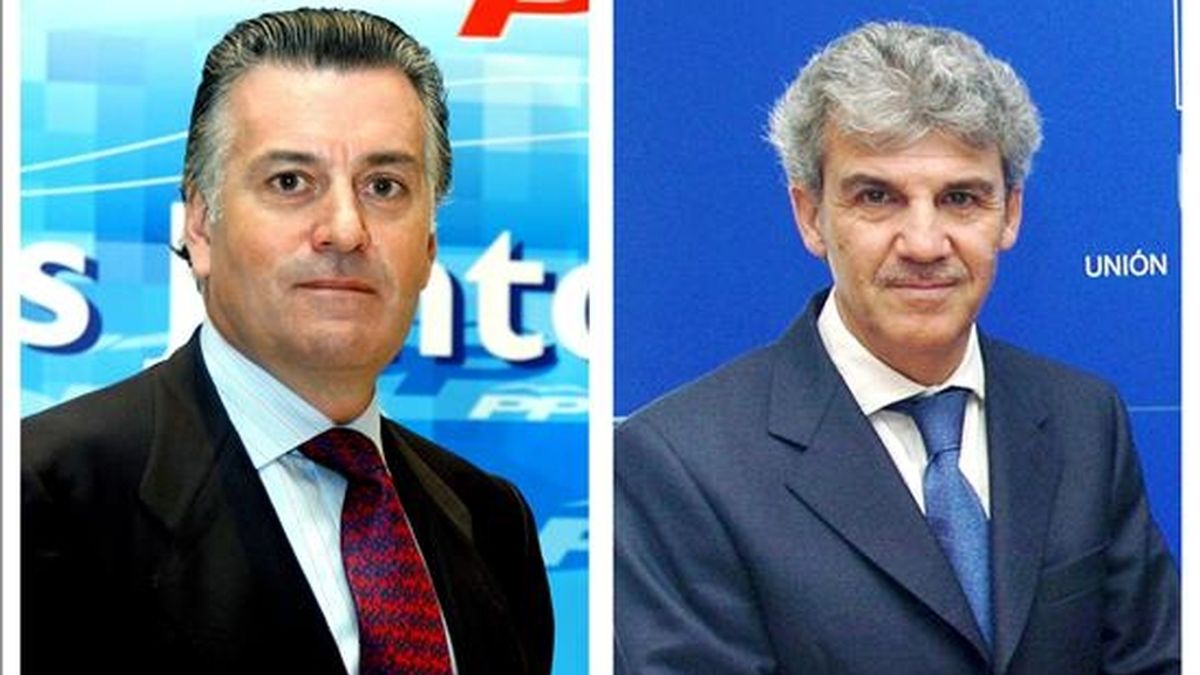 El tesorero del PP, Luis Bárcenas, y el eurodiputado Gerardo Galeote. EFE/Archivo El tesorero del PP, Luis Bárcenas, y el eurodiputado Gerardo Galeote. EFE/Archivo