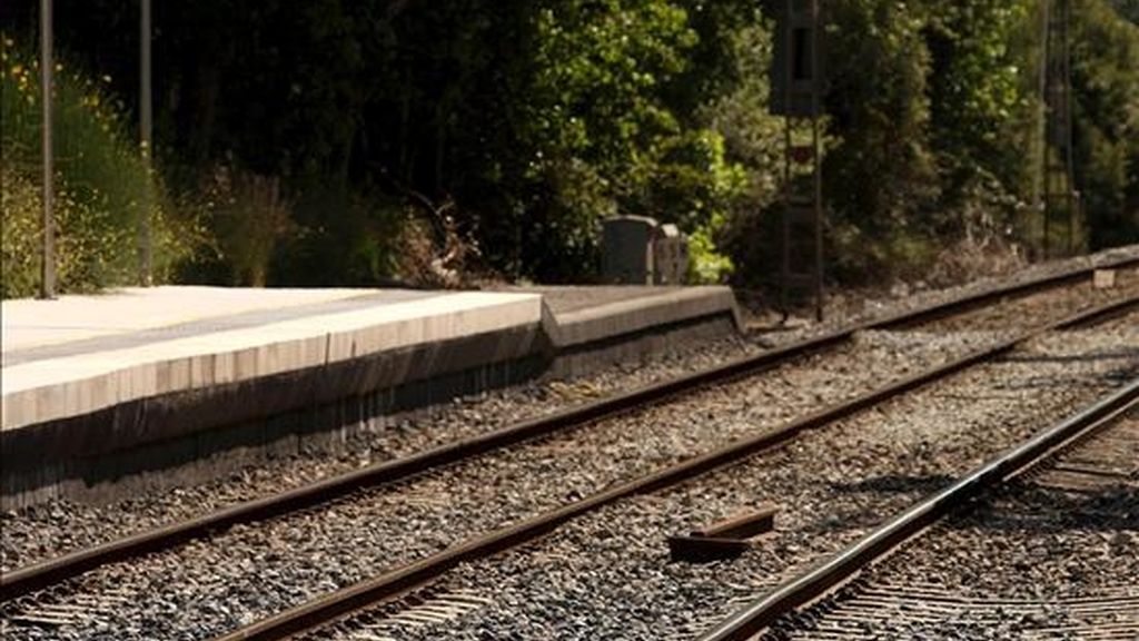 Vías de un tren tras un accidente. EFE/Archivo