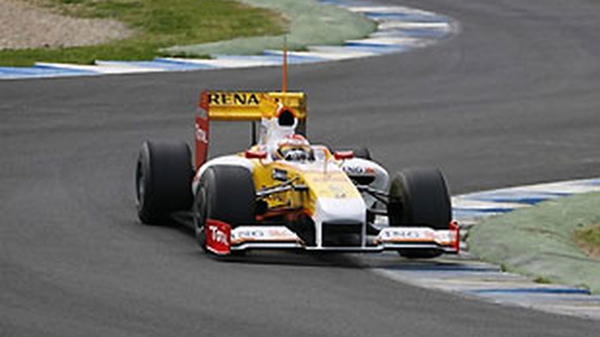 Alonso, en los test realizados en Jerez el pasado mes de marzo. FOTO: Archivo.