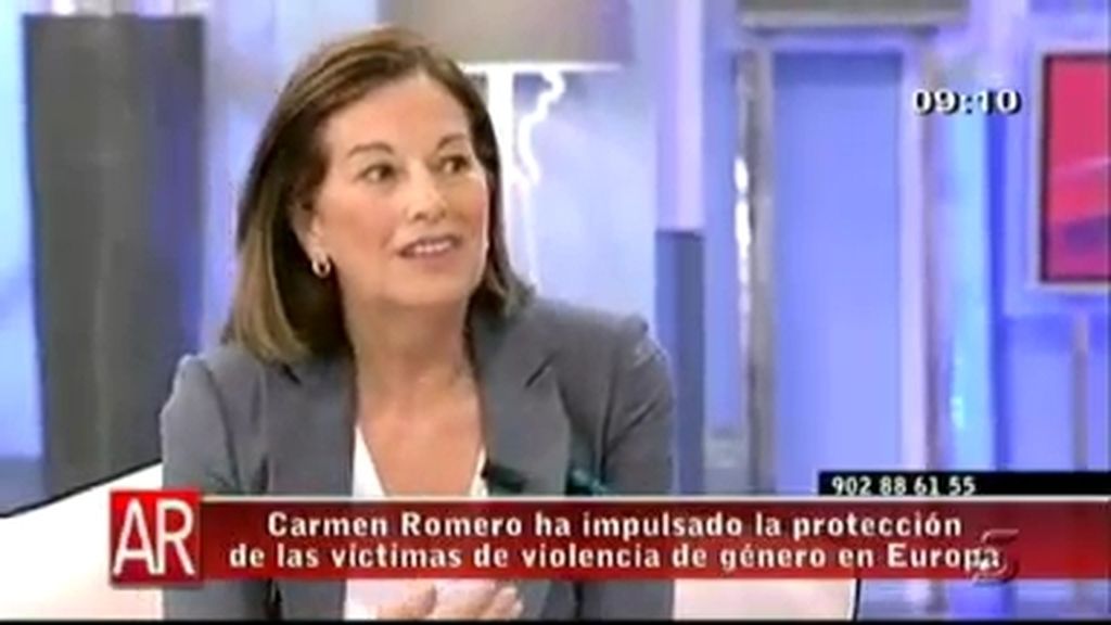 Carmen Romero, eurodiputada y ex de Felipe González