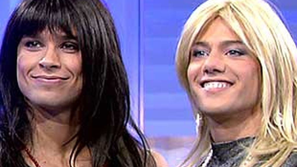 Rubén y Fabián muy metidos en el papel. Rubén y Fabián muy metidos en el papel.