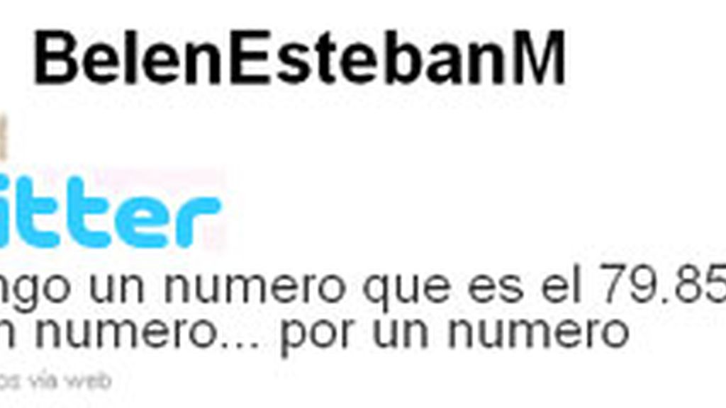 El perfil de Twitter de la Esteban El perfil de Twitter de la Esteban