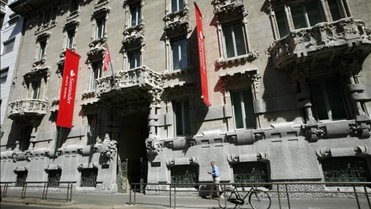 Santander Consumer Bank Italia, filial de financiación al consumo del grupo bancario español. EFE/Archivo