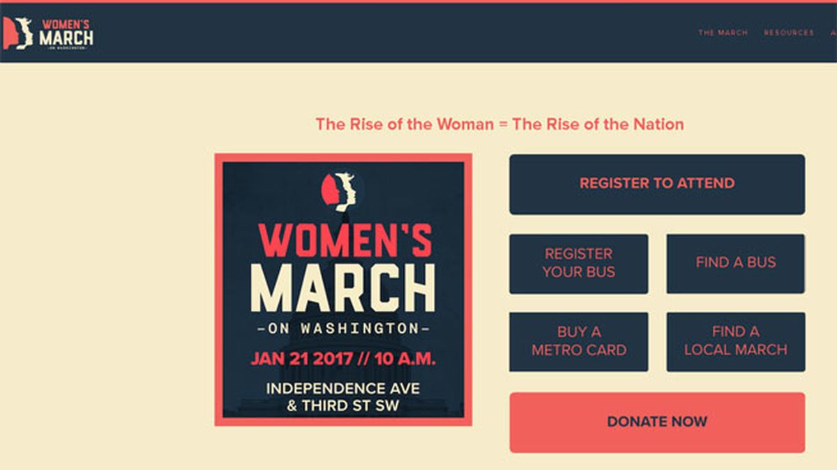 Marcha de las Mujeres en Washington