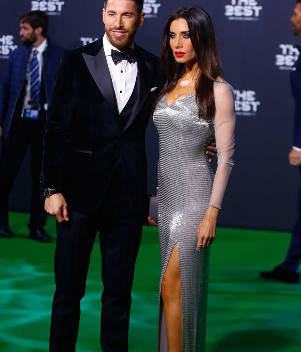 Sergio Ramos y Pilar Rubio, con un impresionante vestido plateado