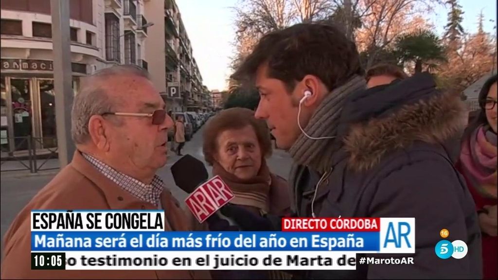 Ola de frío en España: La localidad cordobesa de Cabra bajará a los -6°C