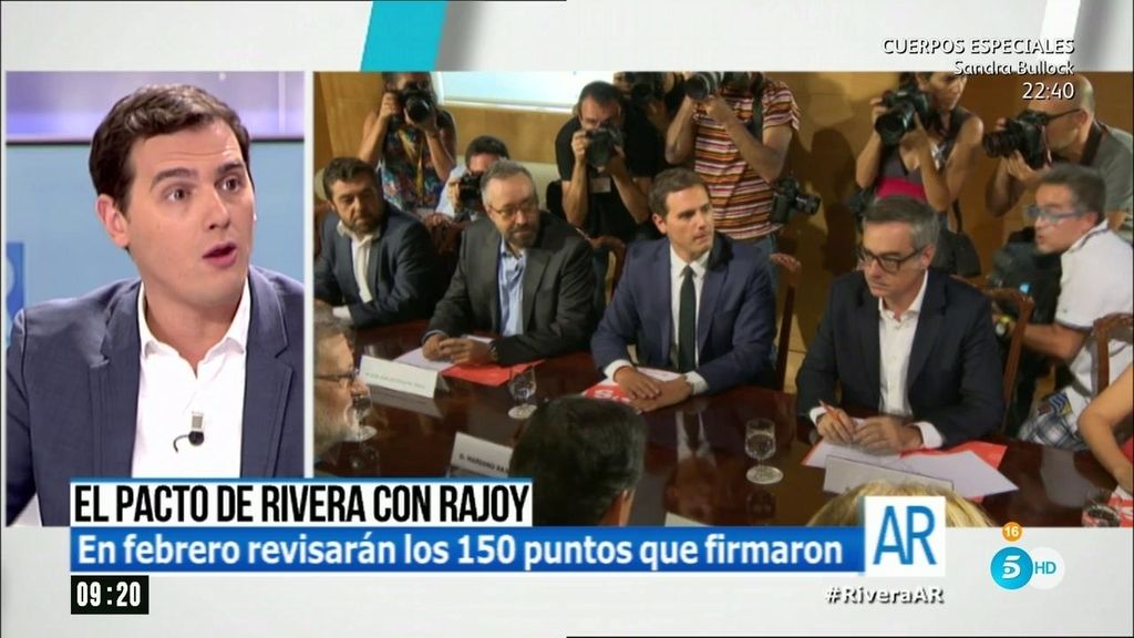 Rivera: "El PP se ha dado cuenta de que llegar a acuerdos con el PSOE no es malo"