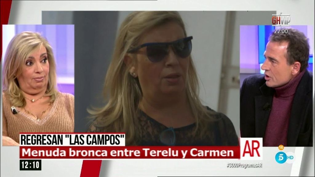 Carmen Borrego, de Terelu: "Mi hermana no es altiva ni soberbia"