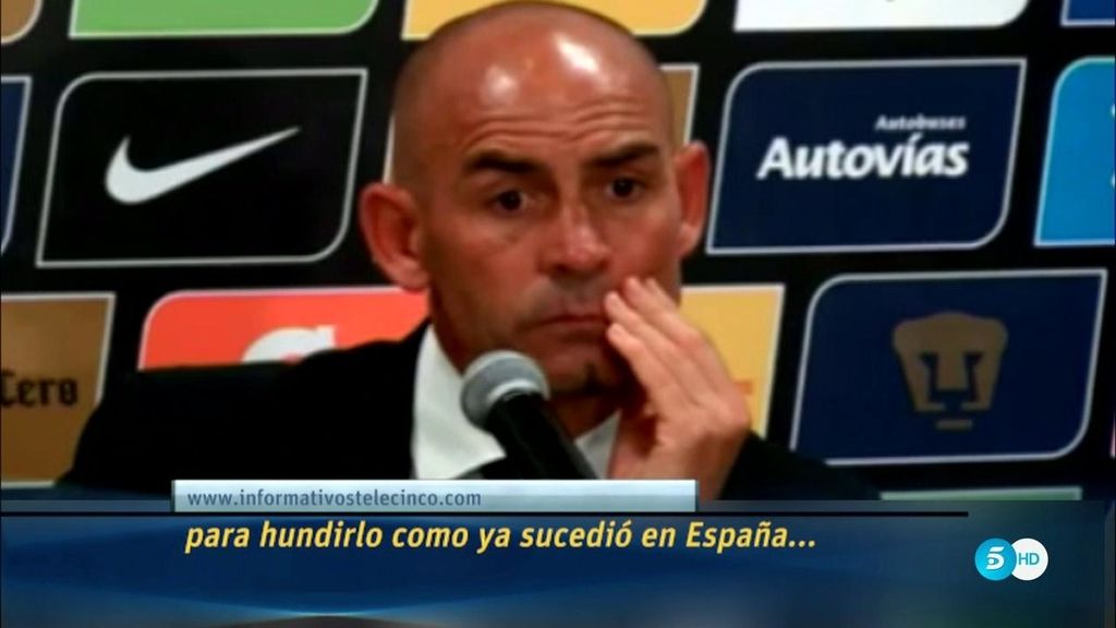 Así reacciona Paco Jémez tras preguntarle en México si ha ido a hundir al equipo