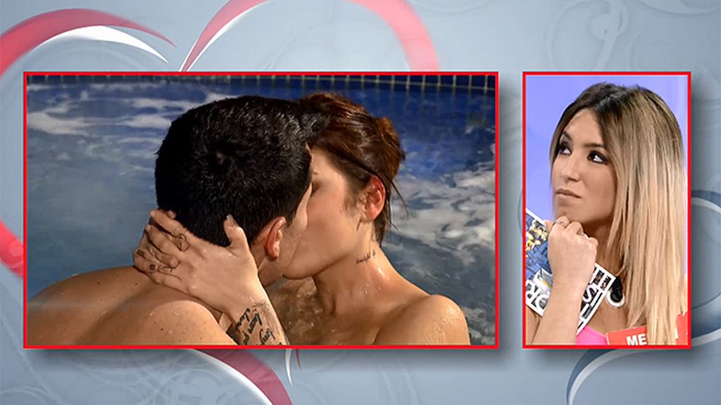 Diego y Alba se funden en besos