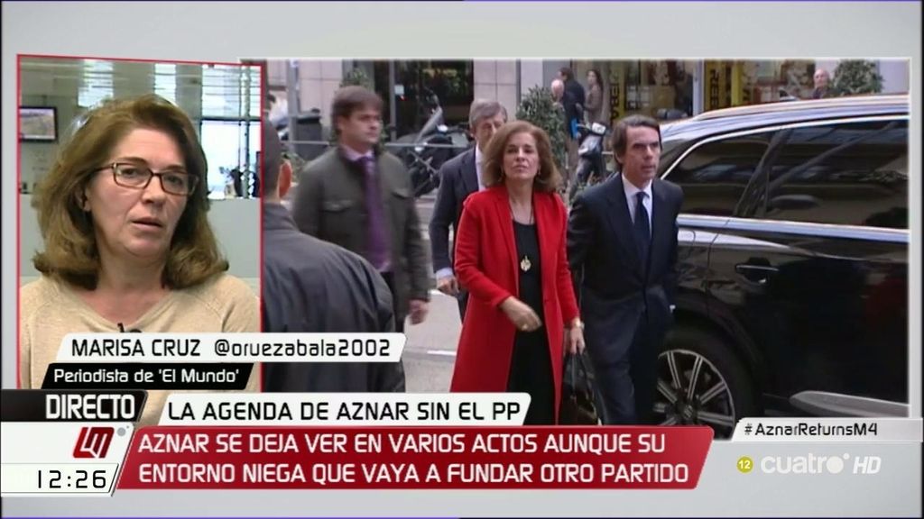 M. Cruz ('El Mundo'): "Aznar no va a montar un nuevo partido, parece de ciencia ficción"