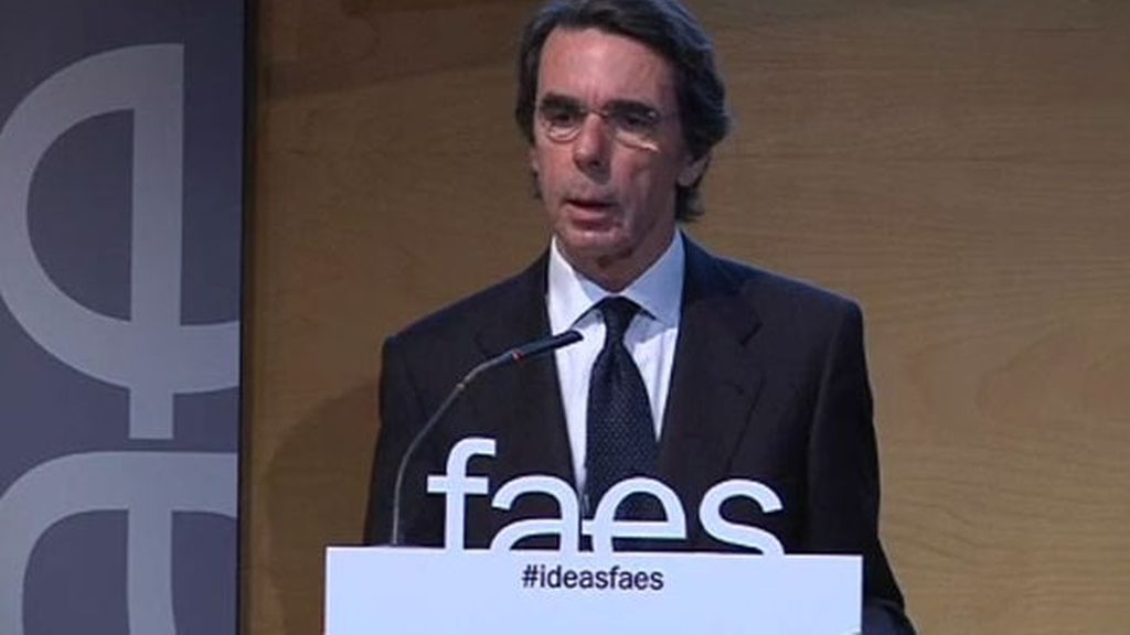 Aznar, de momento, seguirá dando la batalla desde el mundo de las ideas