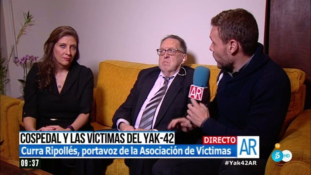Curra Ripollés, del YAK-42: "Pedimos que se diga la verdad en sede judicial"
