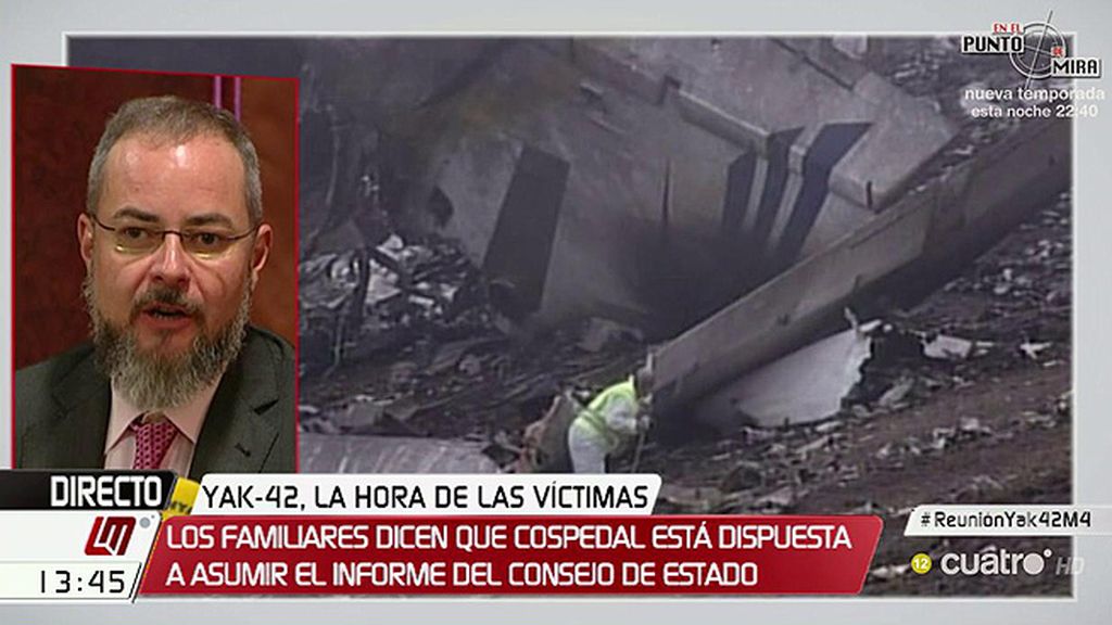 M. Sencianes, sobre el Yak-42: “Cospedal asumirá el informe del Consejo de Estado”