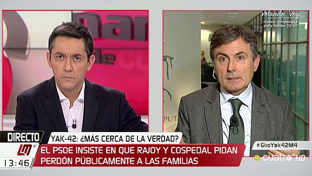 Pedro Saura: "Trillo no puede seguir siendo ni un minuto más embajador"