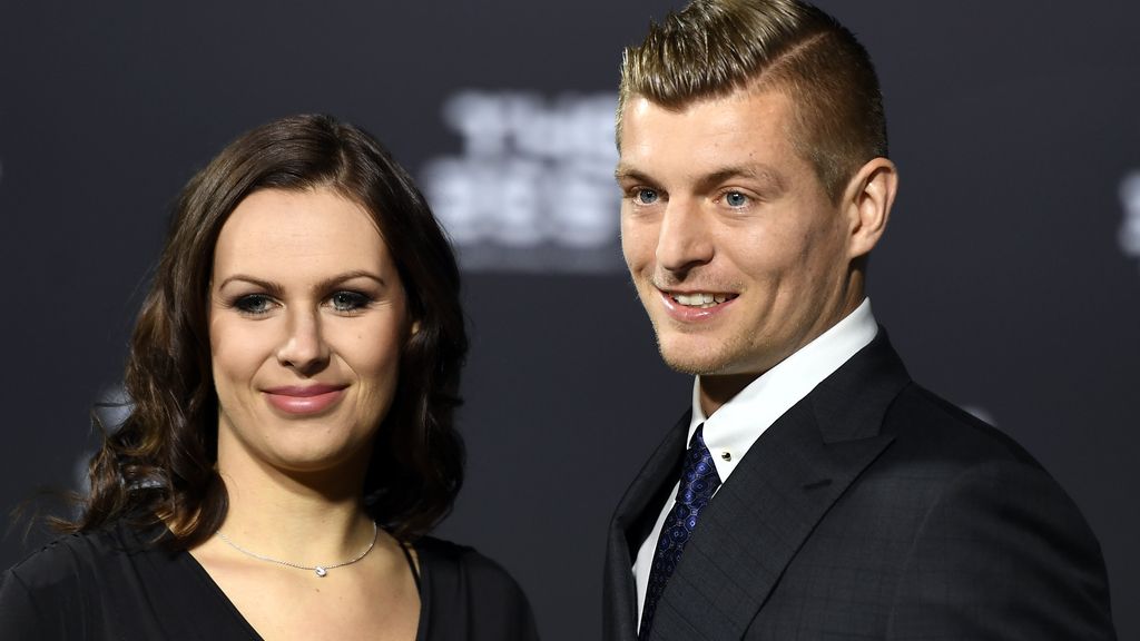 Toni Kroos y Jessica Farber en los premios FIFA 'The Best'