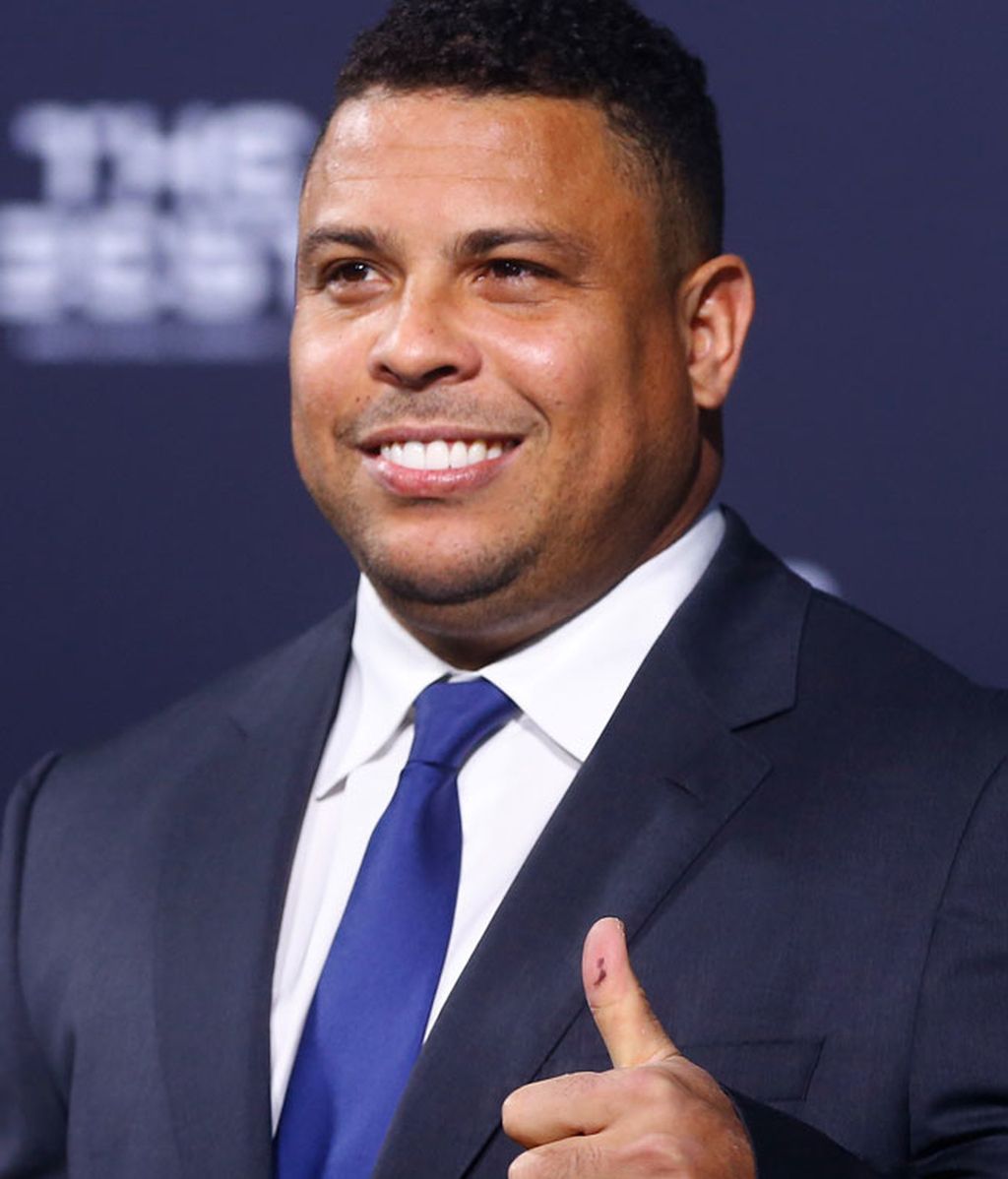Ronaldo en la entrega de premios