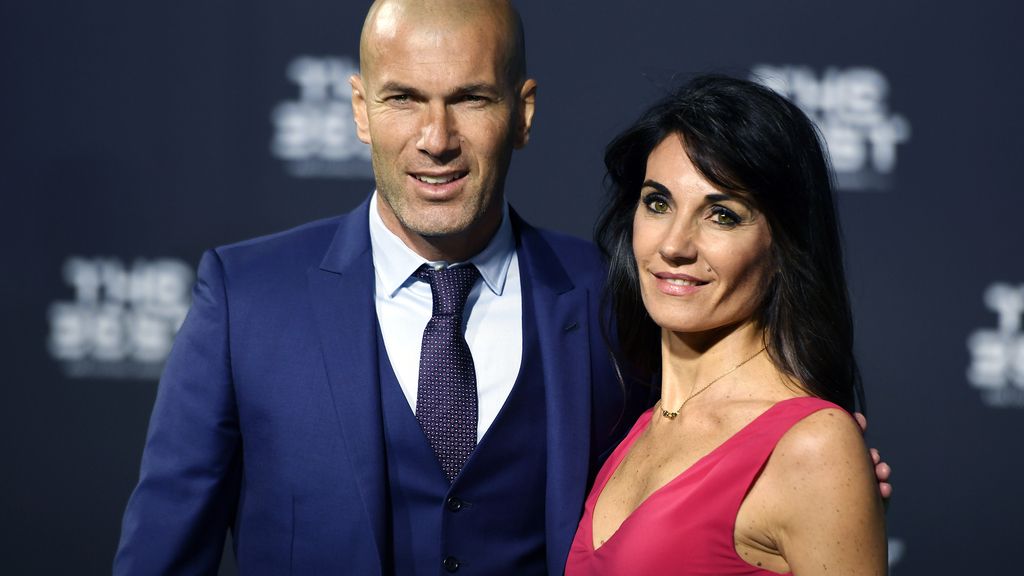 Zidane y Veronique Fernandez en los premios FIFA 'The Best'