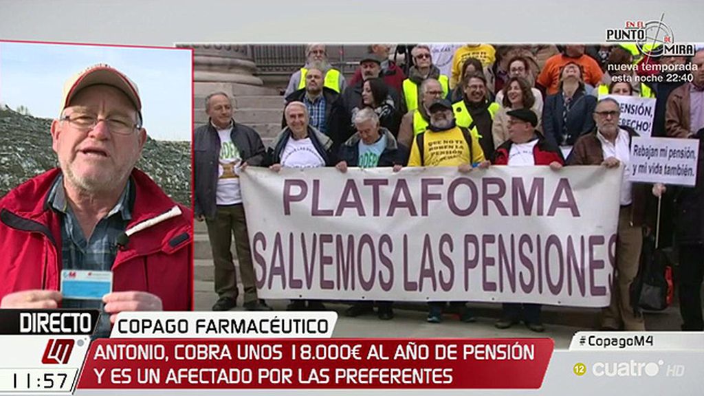 A. Hernández, pensionista: “Tenemos unos derechos adquiridos por habernos dejado la piel para mantener España”