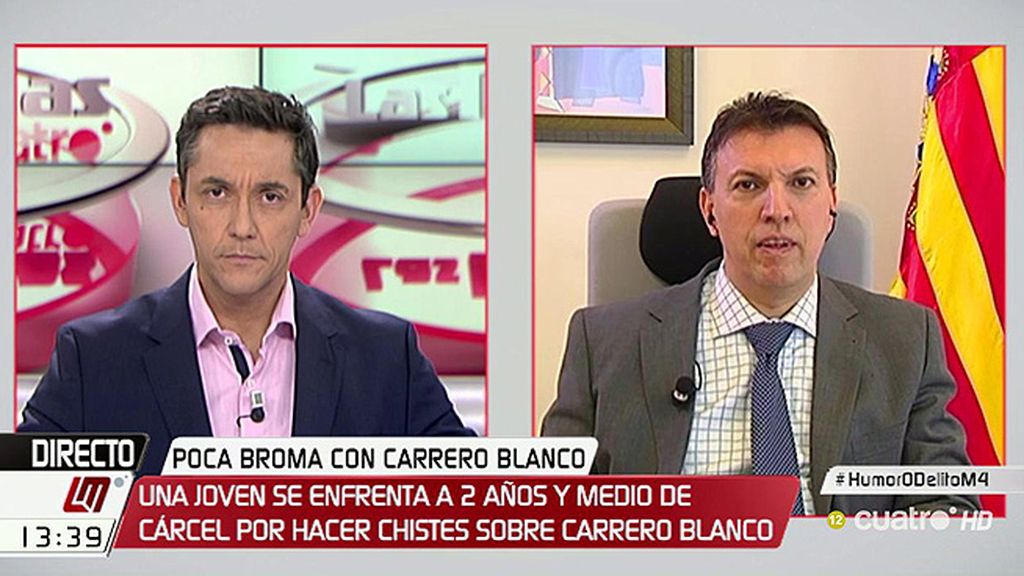 J. Bosch, magistrado: “Castigar con prisión chistes sobre Carrero es volver a tiempos extremadamente autoritarios”